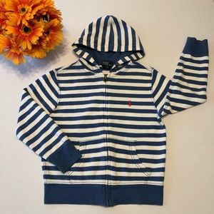 Polo by Ralph Lauren Striped Zip Hoodie